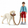 SCHLEICH 42478 LABRADORSKÝ RETRÍVER SO PSOM NA PRECHÁDZKE SCHLEICH 42478 LABRADORSKÝ RETRÍVER SO PSOM NA PRECHÁDZKE