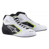 Topánky Alpinestars Tech-1 K Start V2, Biela/čierna/žltá Fluo Topánky Alpinestars Tech-1 K Start V2, Biela/čierna/žltá Fluo