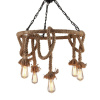 STROPNÉ SVIETIDLO ZÁVESNÝ LUSTER BOHO STRING 5 E27 APP677-5CP STROPNÉ SVIETIDLO ZÁVESNÝ LUSTER BOHO STRING 5 E27 APP677-5CP