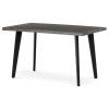 Autronic, Jedálenský stôl 130x80cm, MDF, kov, sivý dub, HT-F4413 GREY Autronic, Jedálenský stôl 130x80cm, MDF, kov, sivý dub, HT-F4413 GREY