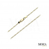 MOZA gold Reťaz figaro MG5128 Dĺžka: 46 MOZA gold Reťaz figaro MG5128 Dĺžka: 46