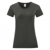 Iconic Women's Graphite T-shirt in combed cotton Fruit of the Loom šedá L Fruit of the Loom 5904882130952 Iconic Women's Graphite T-shirt in combed cotton Fruit of the Loom šedá L Fruit of the Loom 5904882130952