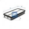 UFI Vzduchový filter 30.076.00 UFI Vzduchový filter 30.076.00