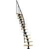 Minka STAIRS Modulové schodisko Nizza buk/čierna, 293,8 cm Minka STAIRS Modulové schodisko Nizza buk/čierna, 293,8 cm