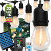 Vonkajšia solárna girlanda 22x LED ozdobné žiarovky 15m 2700K teplá IP65 SOLLIS 2 Lumiled Vonkajšia solárna girlanda 22x LED ozdobné žiarovky 15m 2700K teplá IP65 SOLLIS 2 Lumiled
