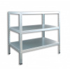 Skrutkovaný regál s kovovými policami Biedrax, pozinkovaný - 45 x 130 x 100 cm, 3 police Skrutkovaný regál s kovovými policami Biedrax, pozinkovaný - 45 x 130 x 100 cm, 3 police