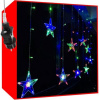 Vánoční osvětlení ISO11319 - světelný závěs 108 LEDdo okna hvězdy multikolor Vánoční osvětlení ISO11319 - světelný závěs 108 LEDdo okna hvězdy multikolor