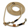 Elegantní přepínací nastavitelné vodítko 8mm, 11 délek, béžovo-zlaté, tm. hnědá omotávka extra pevné DÉLKA VODÍTKA: 9 metrů Elegantní přepínací nastavitelné vodítko 8mm, 11 délek, béžovo-zlaté, tm. hnědá omotávka extra pevné DÉLKA VODÍTKA: 9 metrů