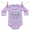Boodyy Ružové Body s dlhým rukávom Mama a dcéra 86 (12-18 mesiacov) Boodyy Ružové Body s dlhým rukávom Mama a dcéra 86 (12-18 mesiacov)