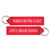 Prívesok na kľúče textilný s nápisom Remove Before Flight Prívesok na kľúče textilný s nápisom Remove Before Flight
