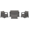 Keter SCANDI LINEA SET Mountain Grey/Grafit Keter SCANDI LINEA SET Mountain Grey/Grafit