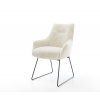 Jedálenská stolička Alja-Flex s opierkami plyšový manšester krémovo Jedálenská stolička Alja-Flex s opierkami plyšový manšester krémovo