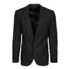 Jednoradové čierne moderné pánske sako Jednoradové čierne moderné pánske sako