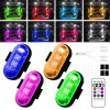 4 kusy Bezdrôtová LED Stroboskopická Lampa, Silná, 8 farieb, USB, S Diaľkovým Ovládaním 4 kusy Bezdrôtová LED Stroboskopická Lampa, Silná, 8 farieb, USB, S Diaľkovým Ovládaním