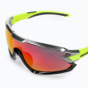 CASCO SX-34 Carbonic Black/Neon Yellow, Red Mirror, sportovní brýle CASCO SX-34 Carbonic Black/Neon Yellow, Red Mirror, sportovní brýle