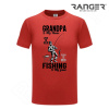 Pánske tričko RANGER® - motív Rybárčenie 11 Červená XXL Pánske tričko RANGER® - motív Rybárčenie 11 Červená XXL