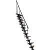 Minka STAIRS Modulové schodisko Nizza orech/čierna, 293,8 cm Minka STAIRS Modulové schodisko Nizza orech/čierna, 293,8 cm