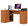 Rohový kancelársky stôl B20 CLP ľavostranný, olcha Rohový kancelársky stôl B20 CLP ľavostranný, olcha