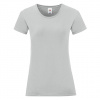 Iconic Grey Women's T-shirt in combed cotton Fruit of the Loom šedá S Fruit of the Loom 5904882131652 Iconic Grey Women's T-shirt in combed cotton Fruit of the Loom šedá S Fruit of the Loom 5904882131652