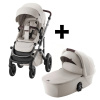 BRITAX Set kočík Smile 5Z + hlboká korba Lux, Soft Taupe BRITAX Set kočík Smile 5Z + hlboká korba Lux, Soft Taupe