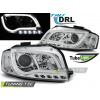 PREDNÉ SVETLÁ TUBE LIGHT DRL CHROM pre AUDI A3 8P 05.03-03.08 PREDNÉ SVETLÁ TUBE LIGHT DRL CHROM pre AUDI A3 8P 05.03-03.08