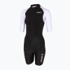 Dámsky triatlonový oblek ZONE3 Lava Long Distance Full Zip SS Aero Suit black/white/green Dámsky triatlonový oblek ZONE3 Lava Long Distance Full Zip SS Aero Suit black/white/green