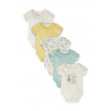 Minoti Dojčenské body unisex 5pack Veľ. 62/68 Minoti Dojčenské body unisex 5pack Veľ. 62/68