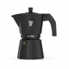 PEZZETTI ITALEXPRESS na 6 šálok - hliníkový moka kávovar, smaltovaný, čierny PEZZETTI ITALEXPRESS na 6 šálok - hliníkový moka kávovar, smaltovaný, čierny