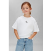 Calvin Klein Jeans tričko detské bavlnené LVCKSJA16G.128.176.PPY2 biela 176 Calvin Klein Jeans tričko detské bavlnené LVCKSJA16G.128.176.PPY2 biela 176