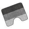 Brotex Predložka pred WC 60x50cm Trojuholníky šedé Brotex Predložka pred WC 60x50cm Trojuholníky šedé