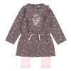 DIRKJE Set 2.d šaty +legíny šedohnedá dievča veľ.56 U44305-31-56 DIRKJE Set 2.d šaty +legíny šedohnedá dievča veľ.56 U44305-31-56
