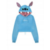 Lilo & Stitch Skrátená Mikina s Kapucňou Stitch Veľkosť L Lilo & Stitch Skrátená Mikina s Kapucňou Stitch Veľkosť L