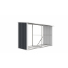 Prístrešok na drevo G21 WOH 682 - 302 x 119 cm, antracit, 63900516 Prístrešok na drevo G21 WOH 682 - 302 x 119 cm, antracit, 63900516