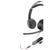 HP Poly Headset Blackwire C5220 Stereo USB- Headset otevřená (On Ear) stereo černá Potlačení hluku Počítače HP Poly Headset Blackwire C5220 Stereo USB- Headset otevřená (On Ear) stereo černá Potlačení hluku Počítače