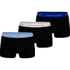 Pánske boxerky Tommy Hilfiger 3-pack Black Cotton Comfortable L Pánske boxerky Tommy Hilfiger 3-pack Black Cotton Comfortable L