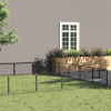 zahrada-XL Koterec pre psy čierny 45 m² oceľ 3082161 zahrada-XL Koterec pre psy čierny 45 m² oceľ 3082161