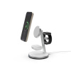 Mobile Origin Qi2 PowertStand 3-in-1 with GaN 35W adapter - White/Silver PWSTQ2-31-WHT Mobile Origin Qi2 PowertStand 3-in-1 with GaN 35W adapter - White/Silver PWSTQ2-31-WHT