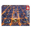 Puzzle Barcelona from the Air Educa 1500 dielov a Fix lepidlo Puzzle Barcelona from the Air Educa 1500 dielov a Fix lepidlo
