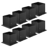 Vevor Pätka na stĺpik 8 ks 3.6×3.6 inch / 92×92 mm uhlíková oceľ čierna QBLZDZTG8J20KQCNP001V0 Vevor Pätka na stĺpik 8 ks 3.6×3.6 inch / 92×92 mm uhlíková oceľ čierna QBLZDZTG8J20KQCNP001V0