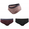 SENSOR MERINO AIR 3-PACK dámské kalhotky černá/dusty pink/port red - S SENSOR MERINO AIR 3-PACK dámské kalhotky černá/dusty pink/port red - S