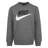 Detská mikina bez kapucne Nike Club Hbr Sivá Detská mikina bez kapucne Nike Club Hbr Sivá