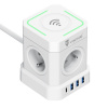 Síťový adaptér Viking ACT44W/Output:4xAC,3xUSB-A,1xUSB-C/wireless nabíjení/tlačítko ON/OFF/2m kabel Síťový adaptér Viking ACT44W/Output:4xAC,3xUSB-A,1xUSB-C/wireless nabíjení/tlačítko ON/OFF/2m kabel