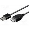Goobay USB prodlužovací kabel 0.3m Goobay USB prodlužovací kabel 0.3m