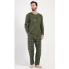 Pánské pyžamo dlouhé Sunshine paradise - khaki - XXL Pánské pyžamo dlouhé Sunshine paradise - khaki - XXL