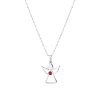 Náhrdelník anjel so Swarovski kryštálmi 42043.3 červený Náhrdelník anjel so Swarovski kryštálmi 42043.3 červený