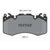 TEXTAR Sada brzdových platničiek kotúčovej brzdy 2465901 TEXTAR Sada brzdových platničiek kotúčovej brzdy 2465901