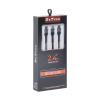 Nabíjací kábel DeTech DE-C41, 3v1, Micro USB, Lighting, Type-C, 1m - čierny 40204 Nabíjací kábel DeTech DE-C41, 3v1, Micro USB, Lighting, Type-C, 1m - čierny 40204