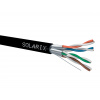 Solarix kabel CAT6A STP drát 500m cívka PE Fca venkovní, SXKD-6A-STP-PE Solarix kabel CAT6A STP drát 500m cívka PE Fca venkovní, SXKD-6A-STP-PE