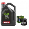 OLEJ MOTUL 5100 10W40 4T 4L + OLEJOVÝ FILTER HF303 OLEJ MOTUL 5100 10W40 4T 4L + OLEJOVÝ FILTER HF303