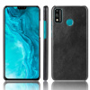 Kožený kryt na Honor 9X Lite - Čierna Kožený kryt na Honor 9X Lite - Čierna